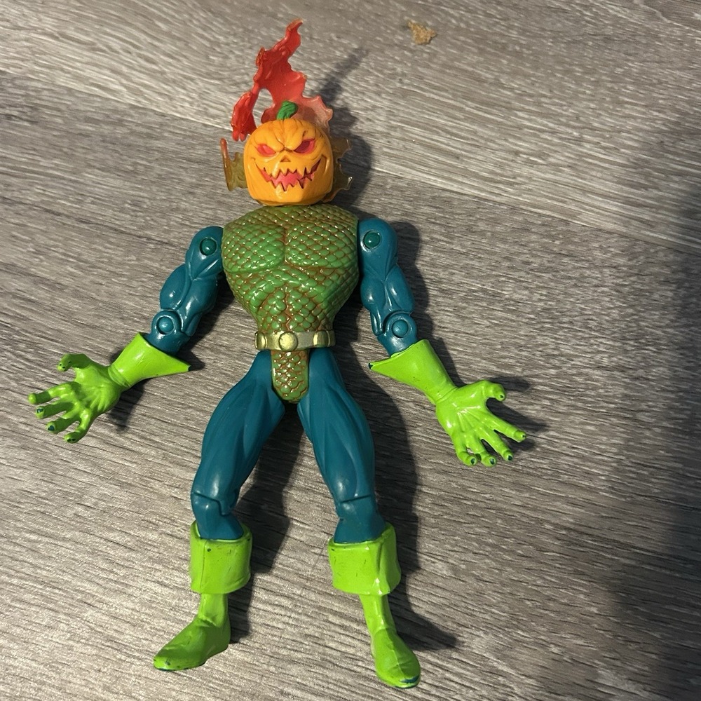 Marvel Spider-Man Cartoon  Mad JACK O LANTERN Figure ToyBiz 1998 sneak attack